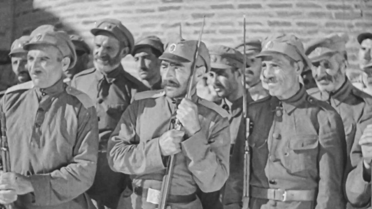 Mountainous March backdrop