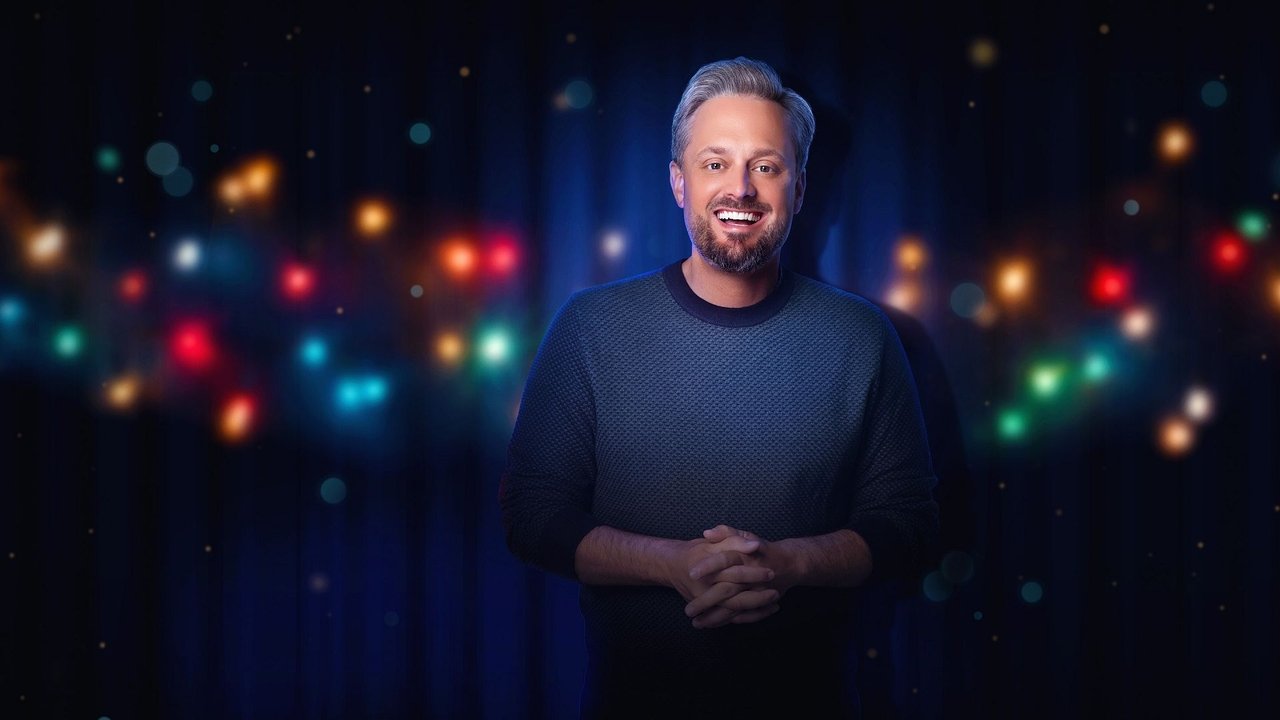 Nate Bargatze's Nashville Christmas backdrop