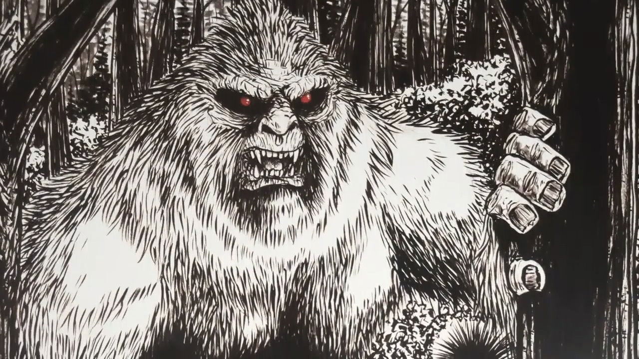 Native Bigfoot backdrop