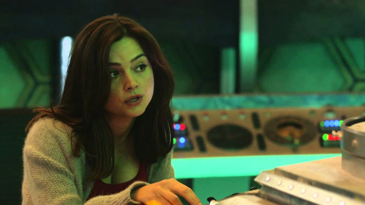 Doctor Who: Clara and the TARDIS backdrop