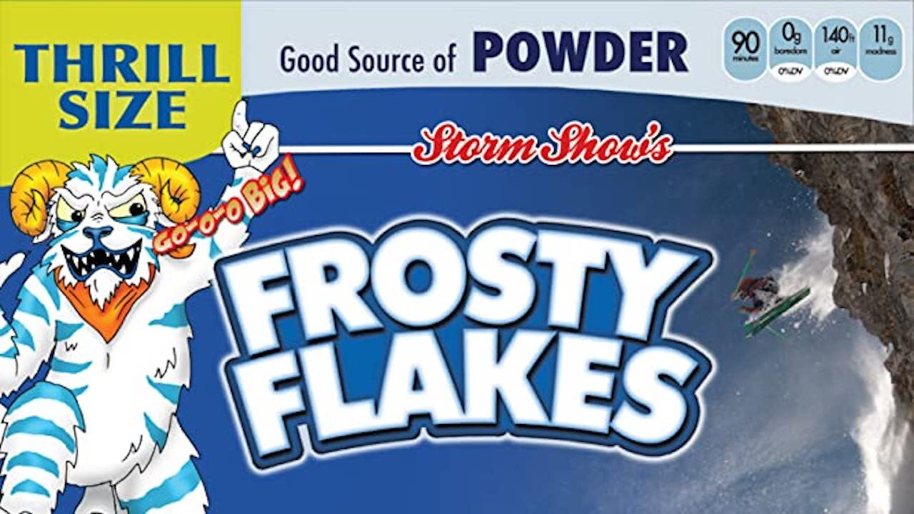 Frosty Flakes backdrop