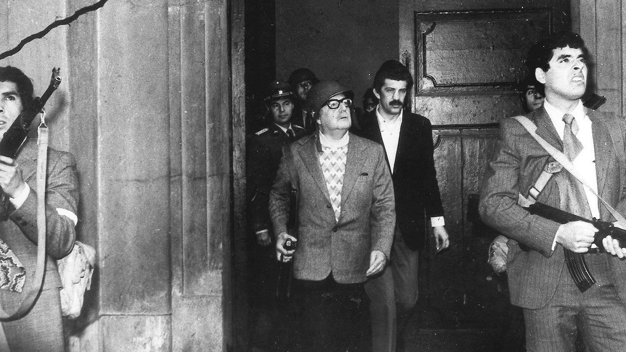 The battle of Chile backdrop