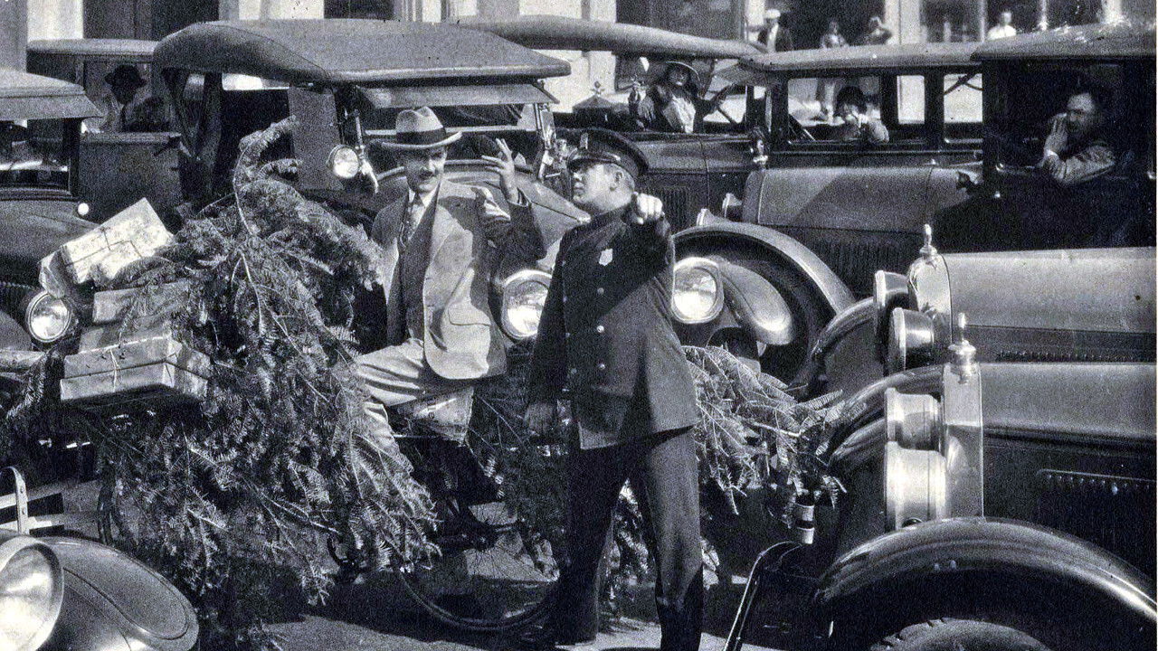 There Ain't No Santa Claus backdrop