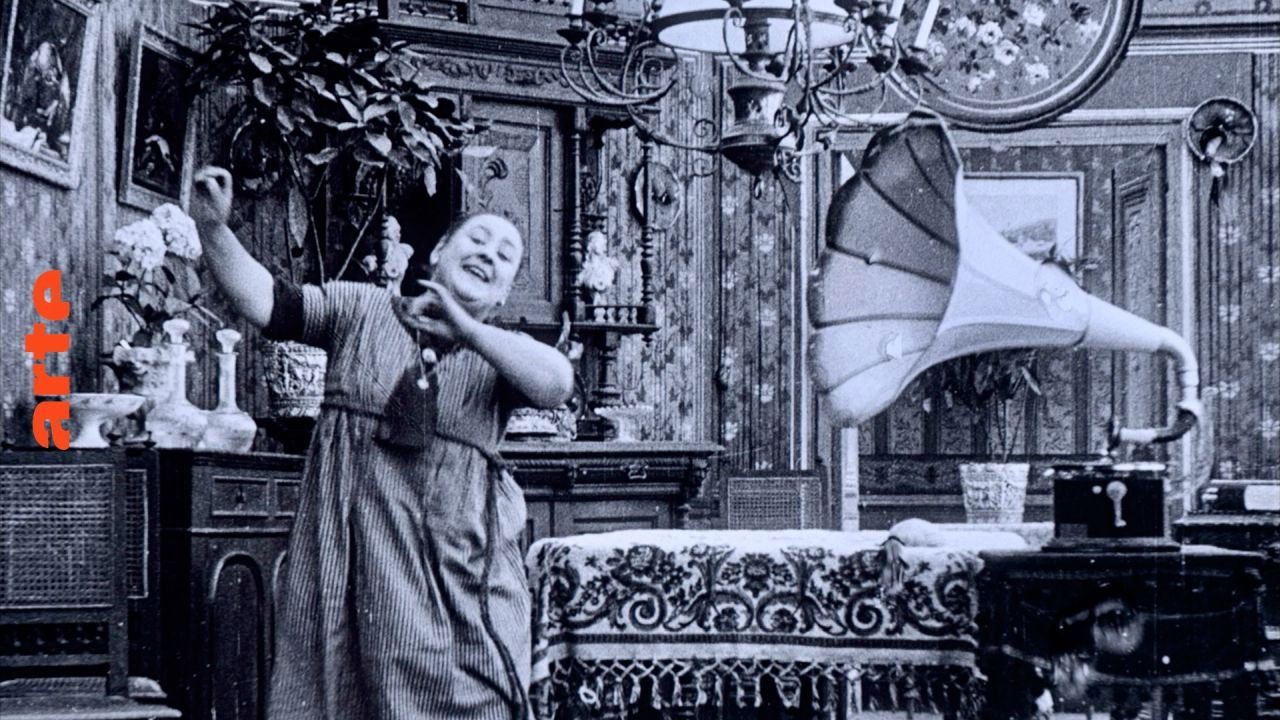 Rosalie and Her Phonograph backdrop