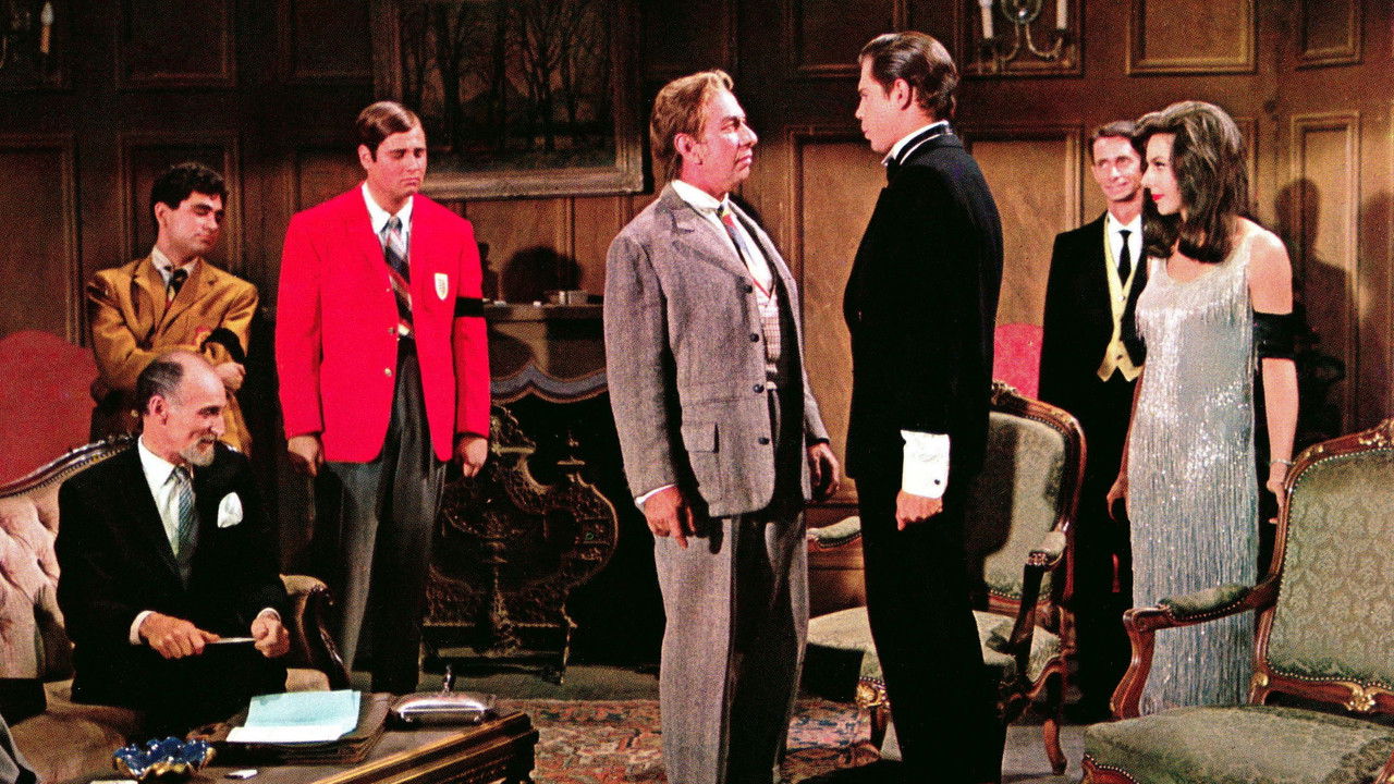 Enter Laughing backdrop