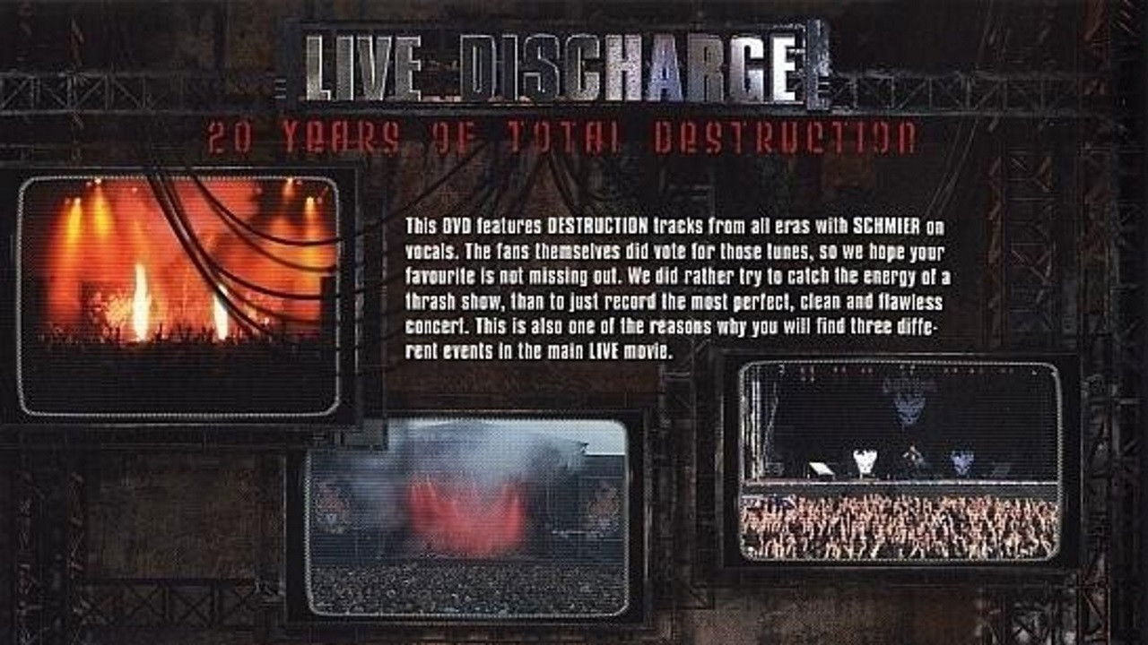 Destruction – Live Discharge backdrop