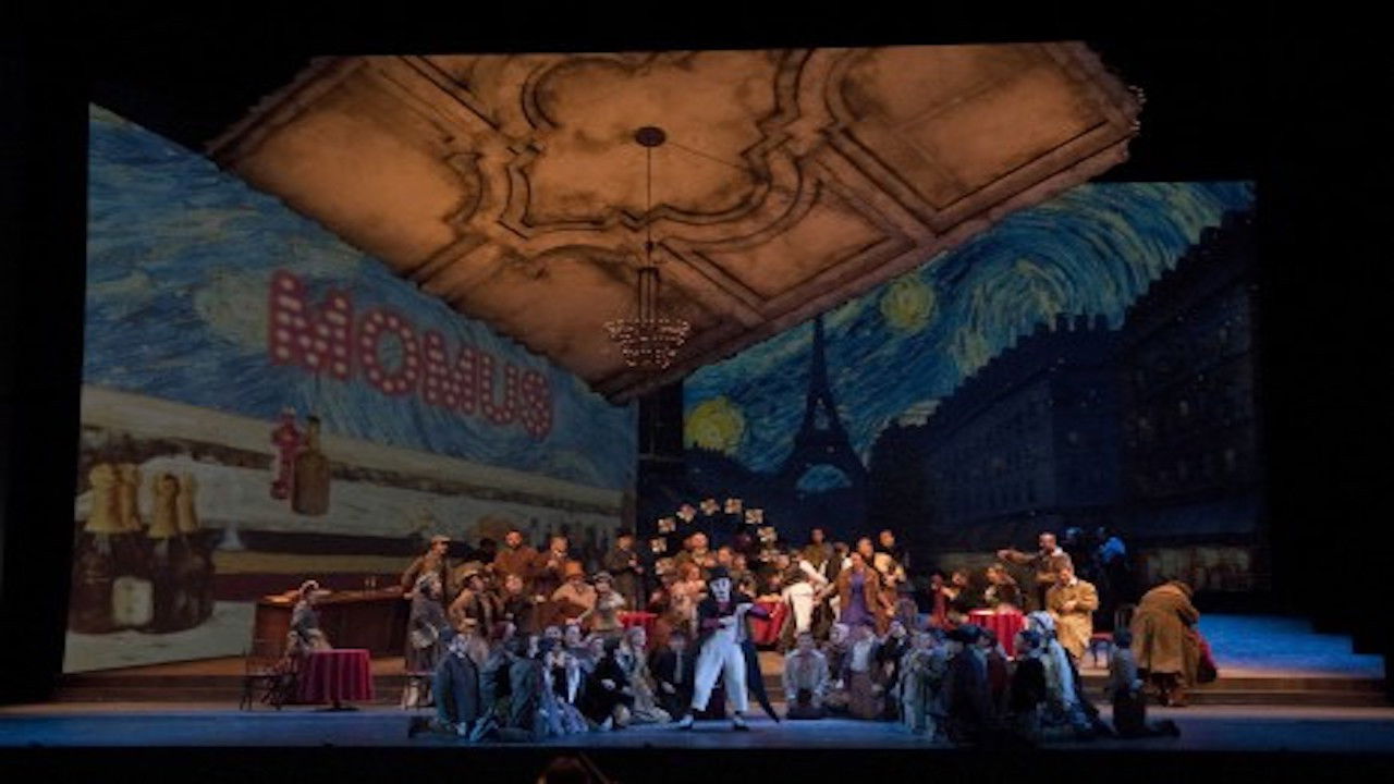 La Bohème backdrop
