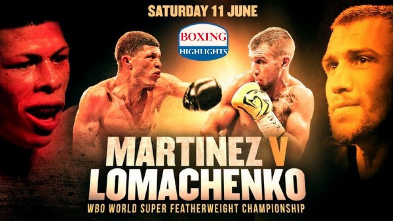 Roman Martinez vs. Vasyl Lomachenko backdrop