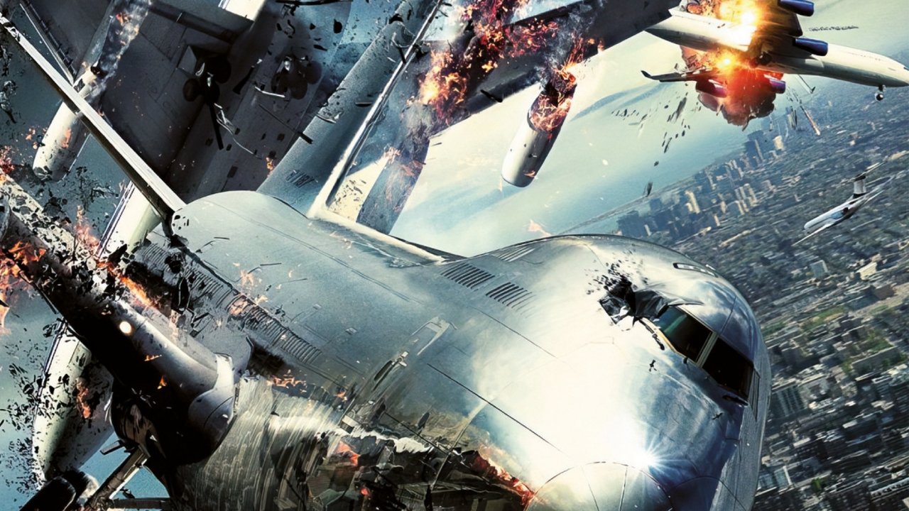 Airliner Sky Battle backdrop