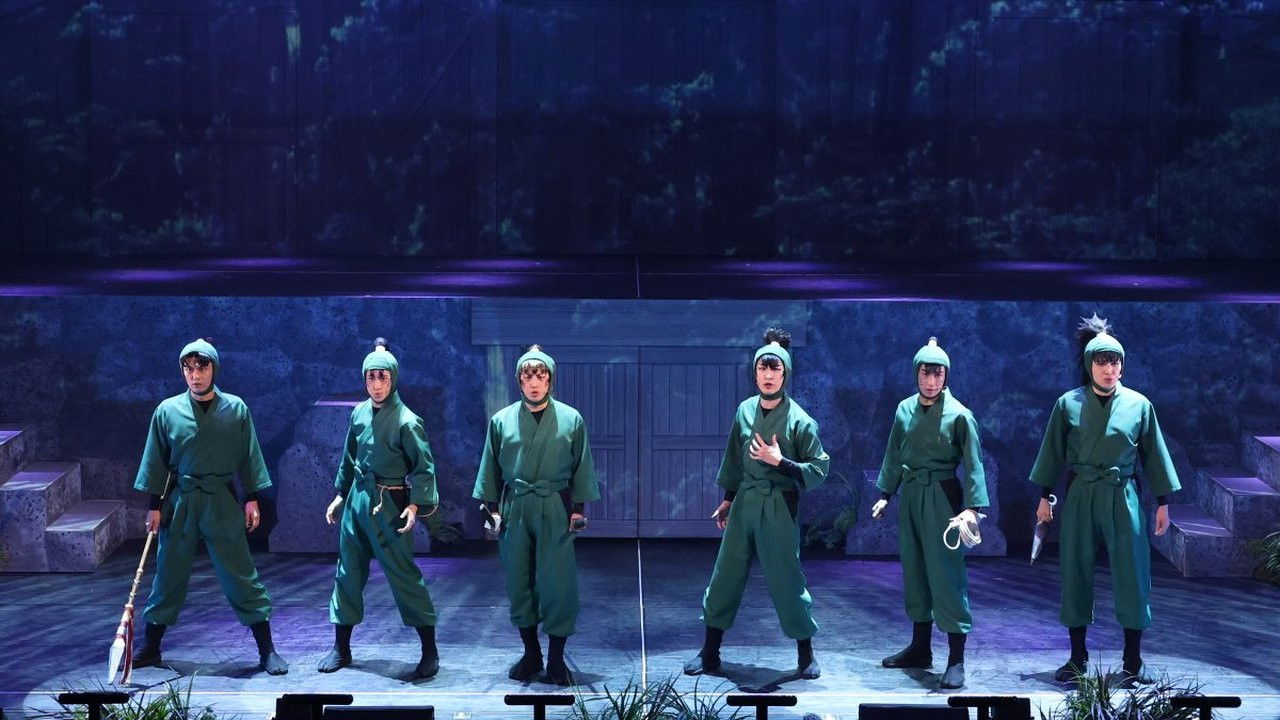 Nintama Rantaro 14th Musical: Fifth Grade! Vs. Sixth Grade! ~Find The Treasure!!~ backdrop