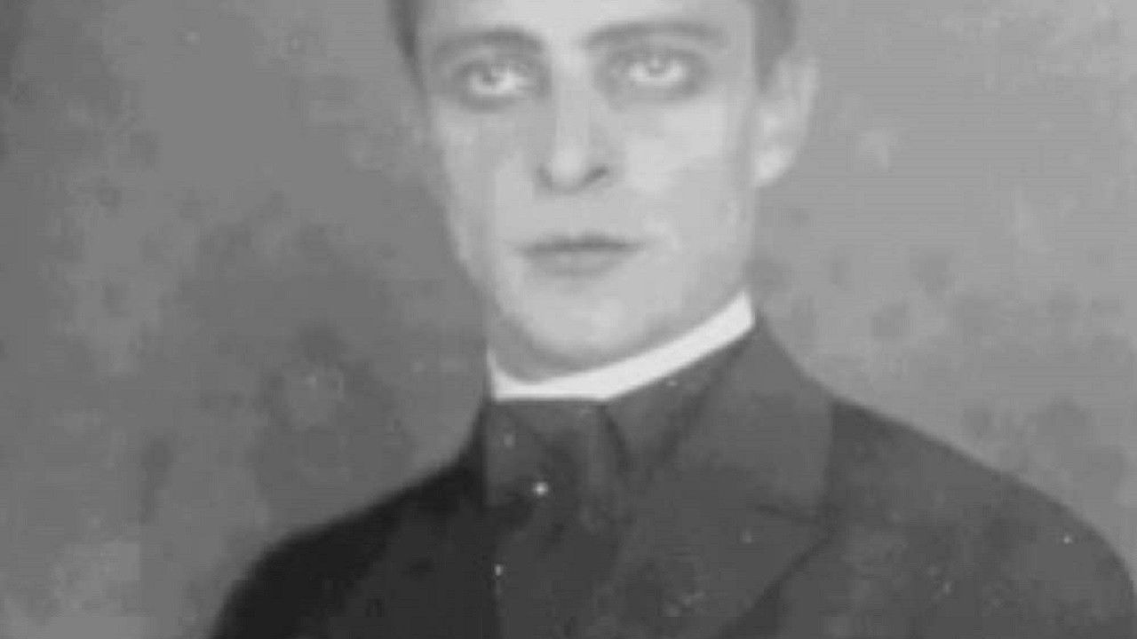 The man in the background backdrop