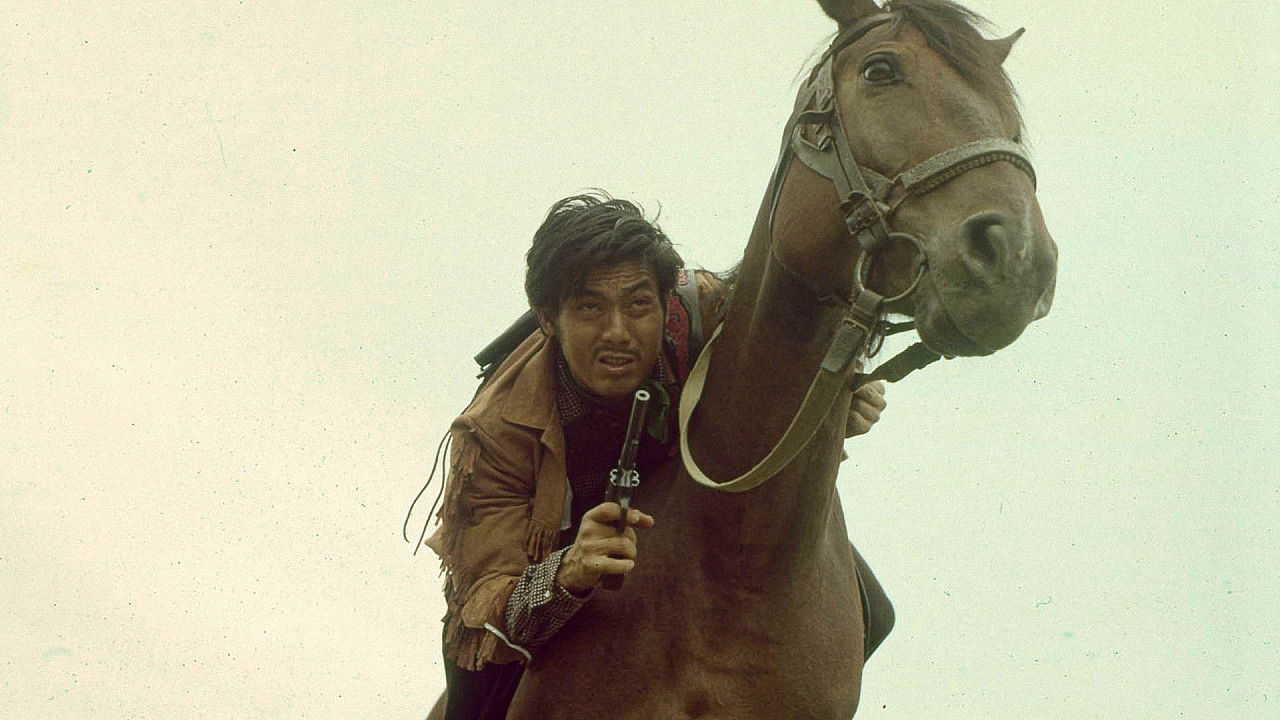 Crimson pistol belt backdrop