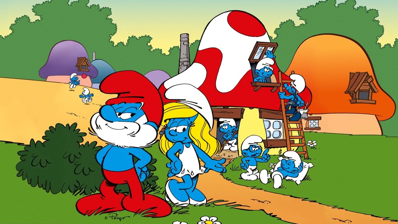 The Smurfs backdrop