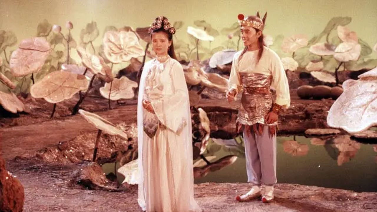 Two Spirits from Jade Green Sea backdrop