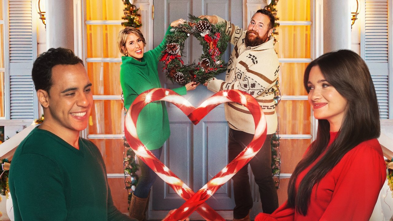 A Christmas Open House backdrop