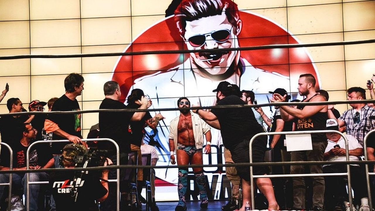 MLW Battle Riot backdrop