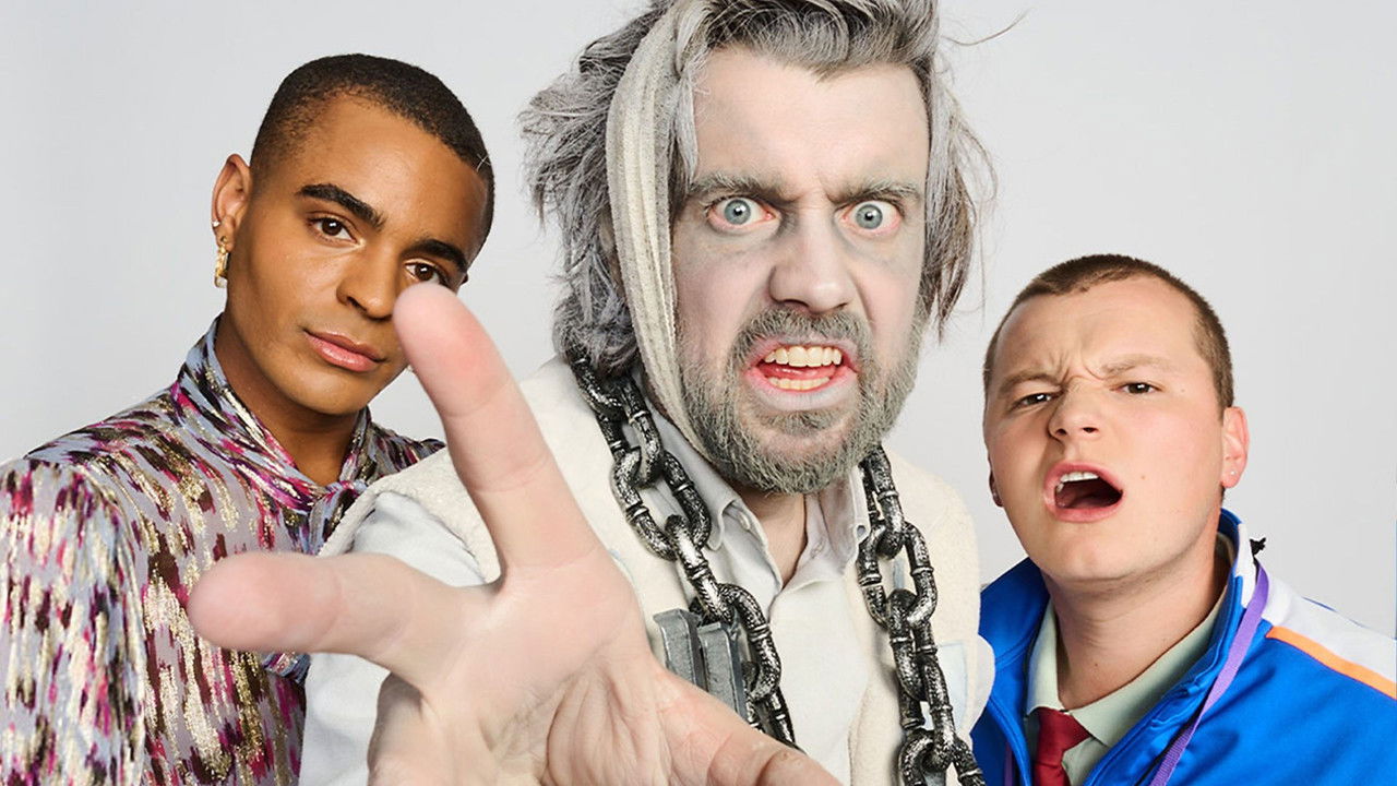 Bad Education: A Christmas Carol backdrop