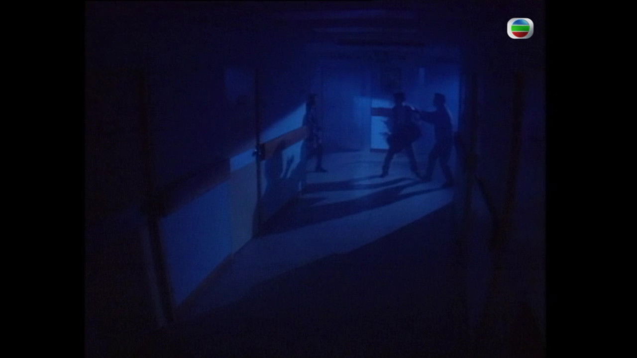 Three Ghosts and a Man backdrop