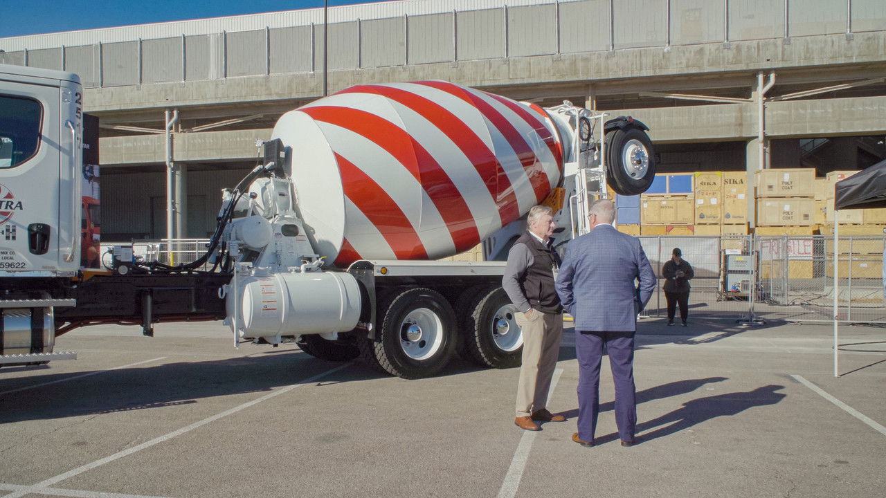 The History of Concrete backdrop