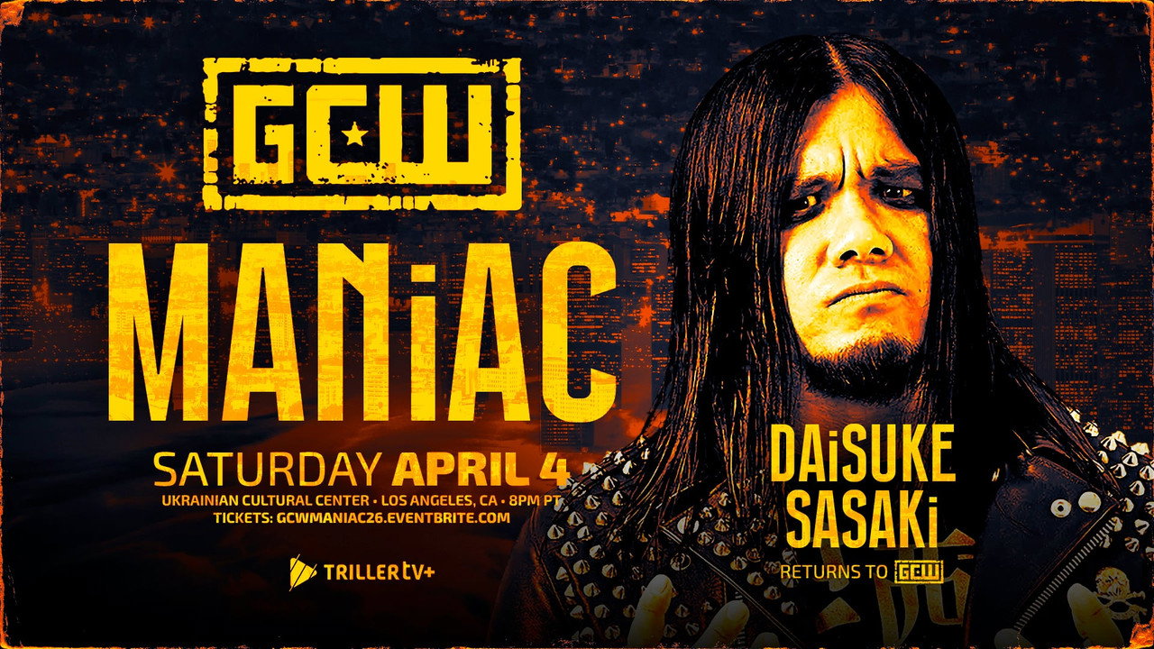 GCW: Maniac 2026 backdrop