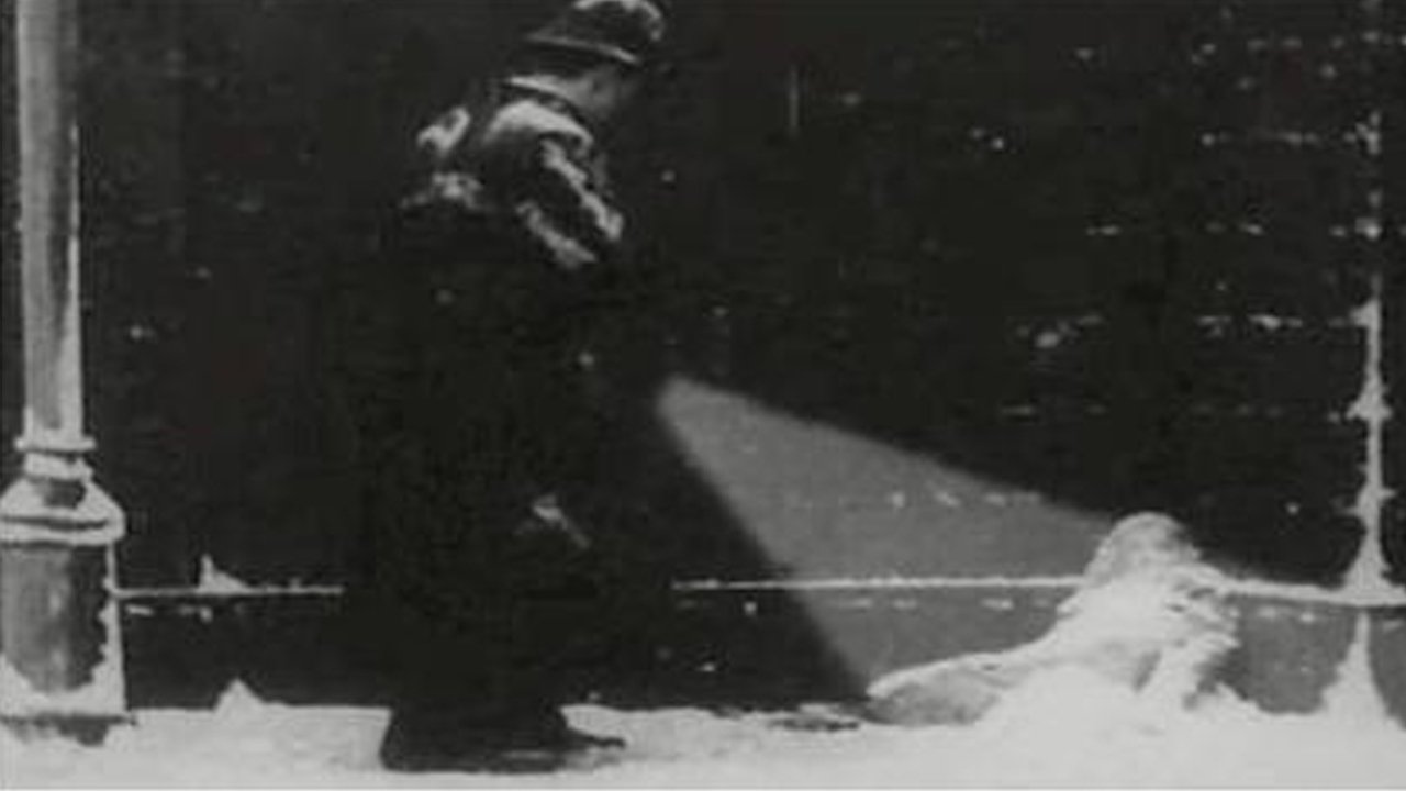 The Little Match Seller backdrop