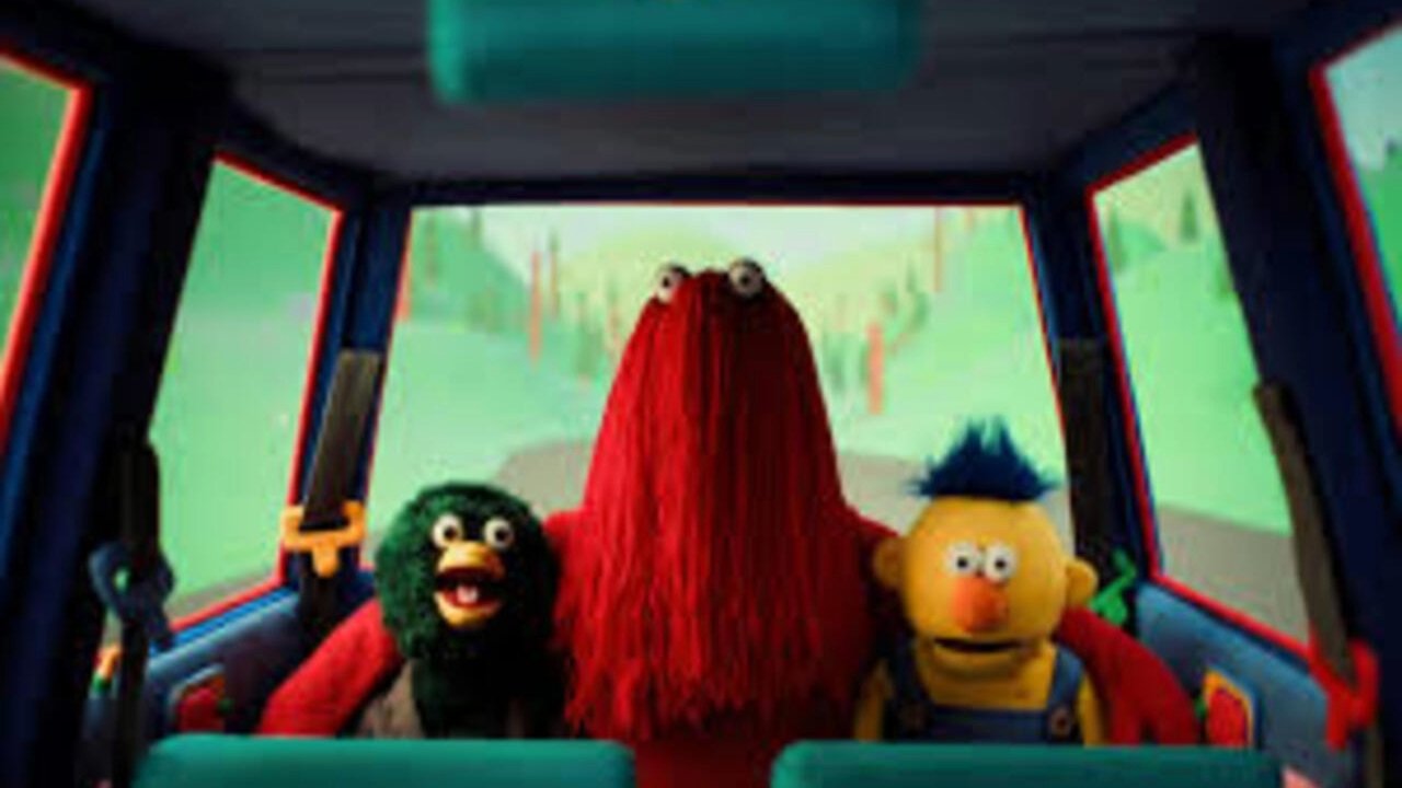 Don't Hug Me I'm Scared backdrop