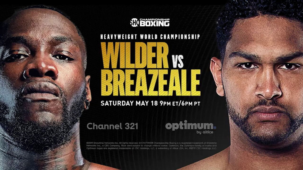 Deontay Wilder vs. Dominic Breazeale backdrop