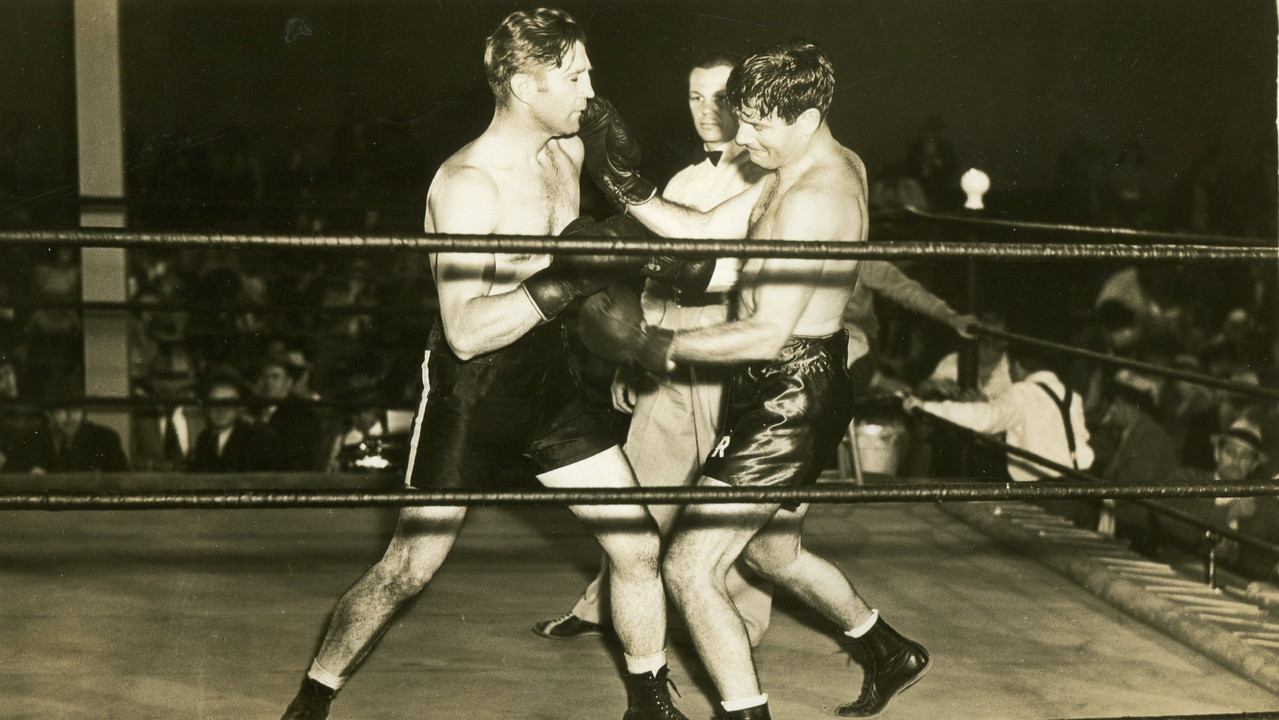 The Leather Pushers backdrop