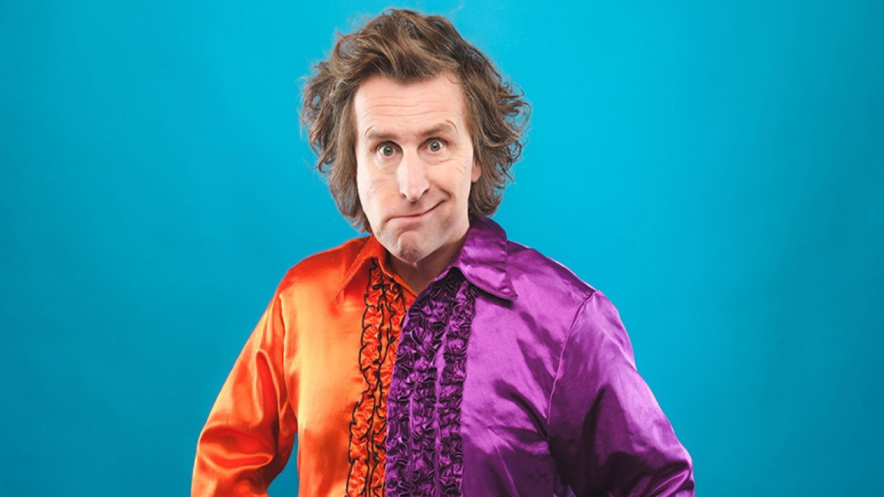 Milton Jones: Ha!Milton backdrop