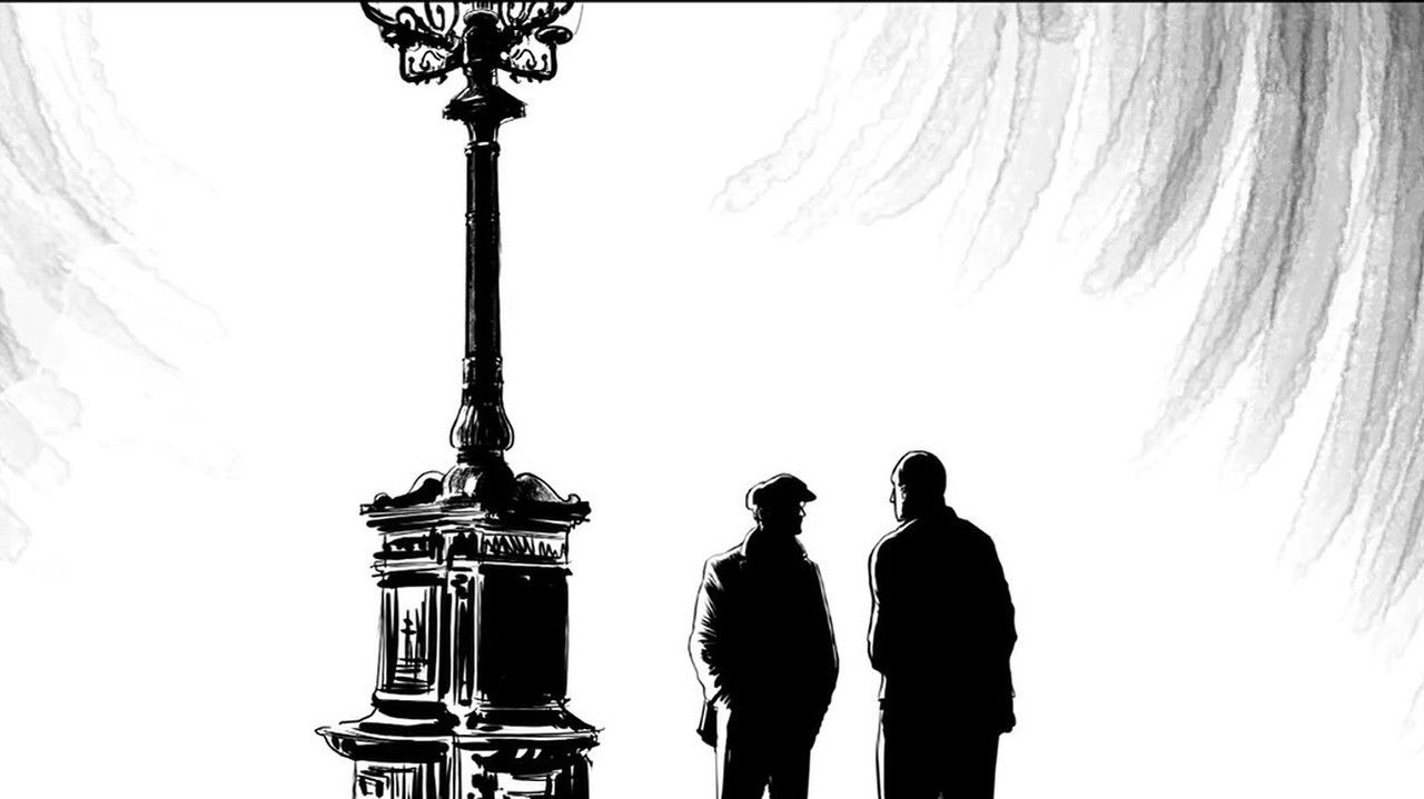 When Hitchcock met O'Casey backdrop