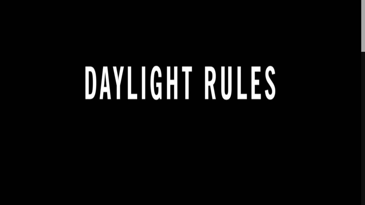 Daylight Rules backdrop
