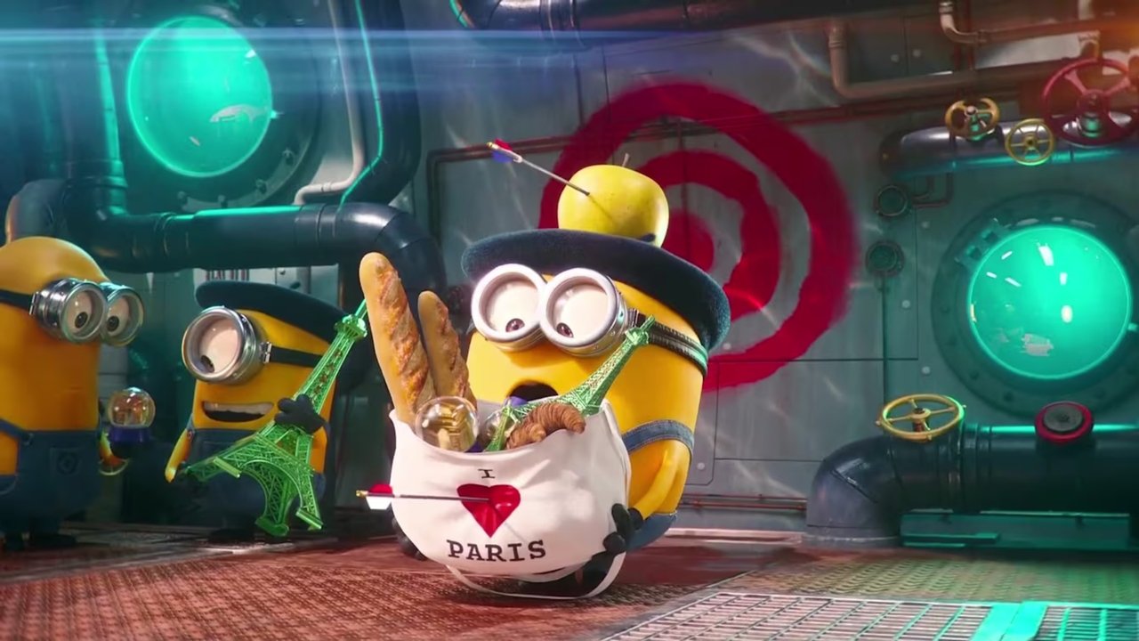 The Minion Olympics backdrop