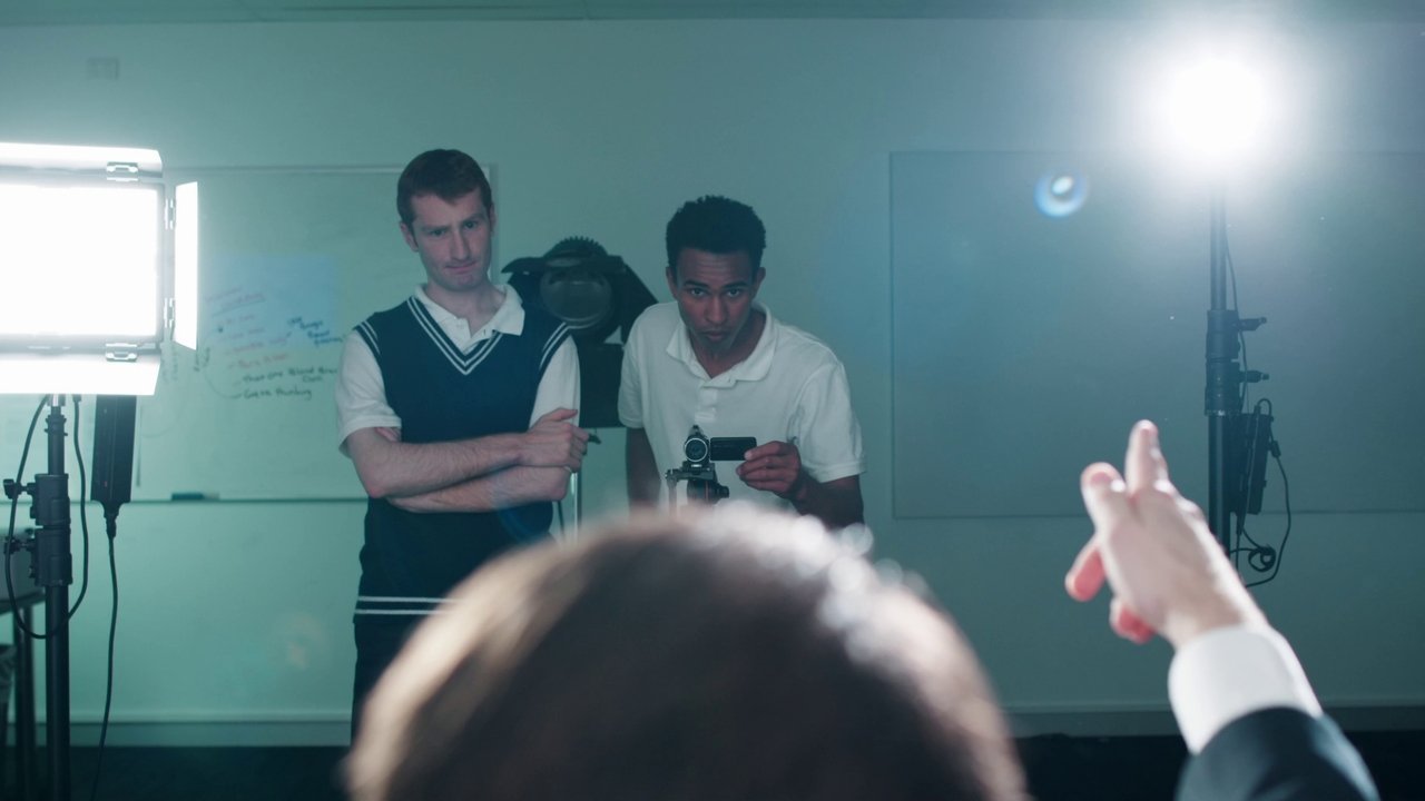 Wanda and Sully backdrop