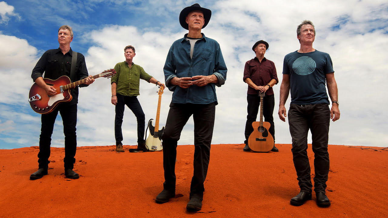 Midnight Oil - Black Rain Falls backdrop