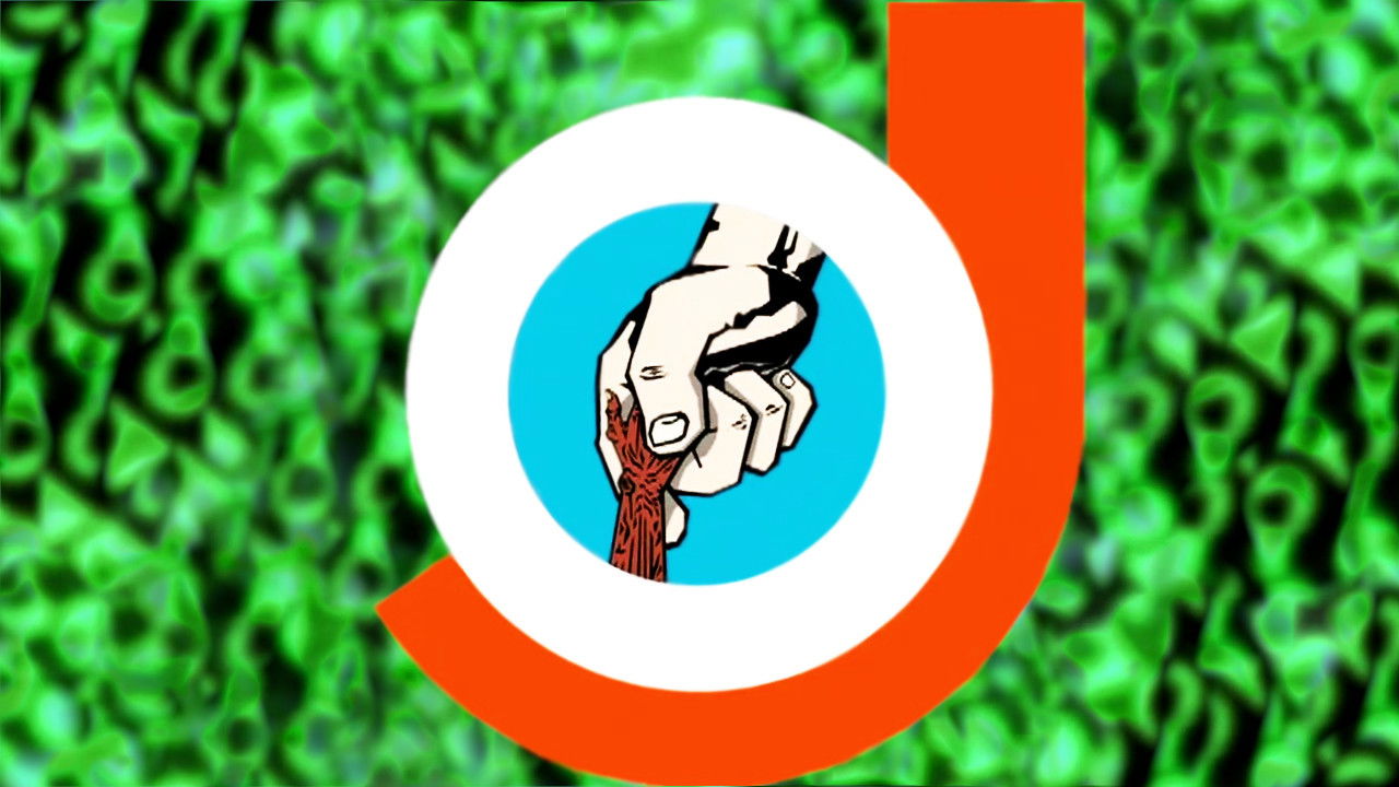 O.J. En utstrakt hånd backdrop