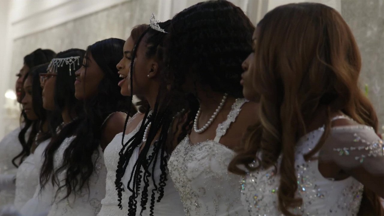 The Debutantes backdrop