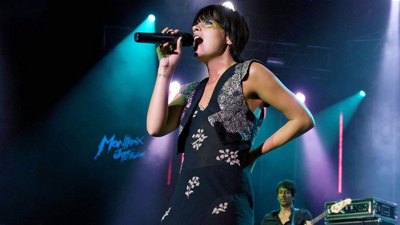 Lily Allen - Montreux backdrop