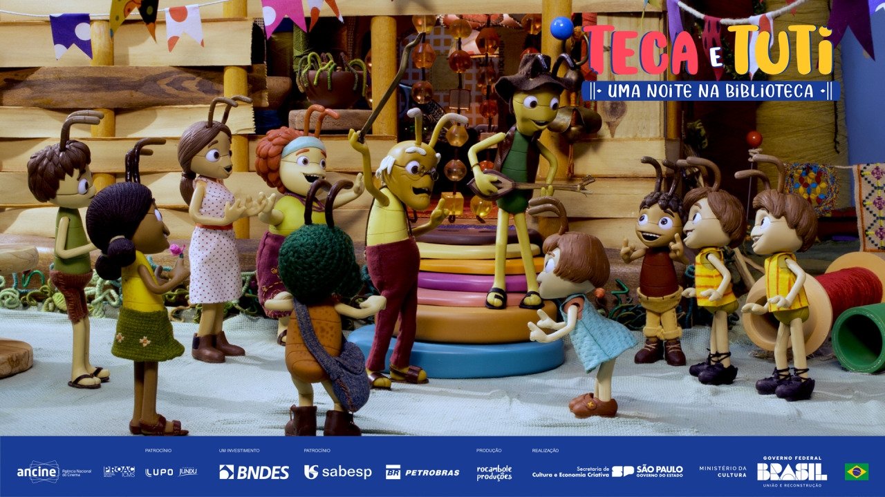 Teca & Tuti: A Night at the Library backdrop