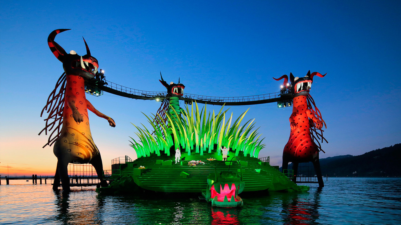 Die Zauberflöte, Bregenzer Festspiele backdrop