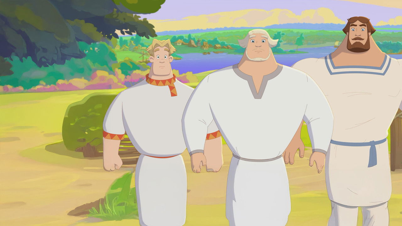 Три богатыря и свет клином backdrop