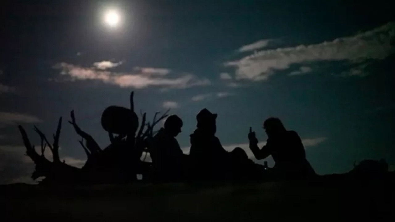 Go there — I don't know where, find something — I don't know what backdrop