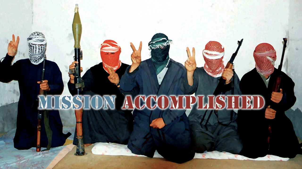 Mission Accomplished: Langan in Iraq backdrop