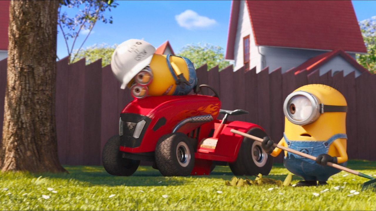 Mower Minions backdrop