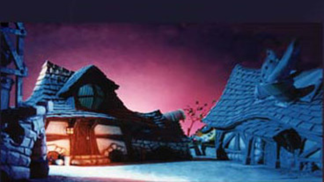 La vache qui voulait sauter par dessus l'église backdrop