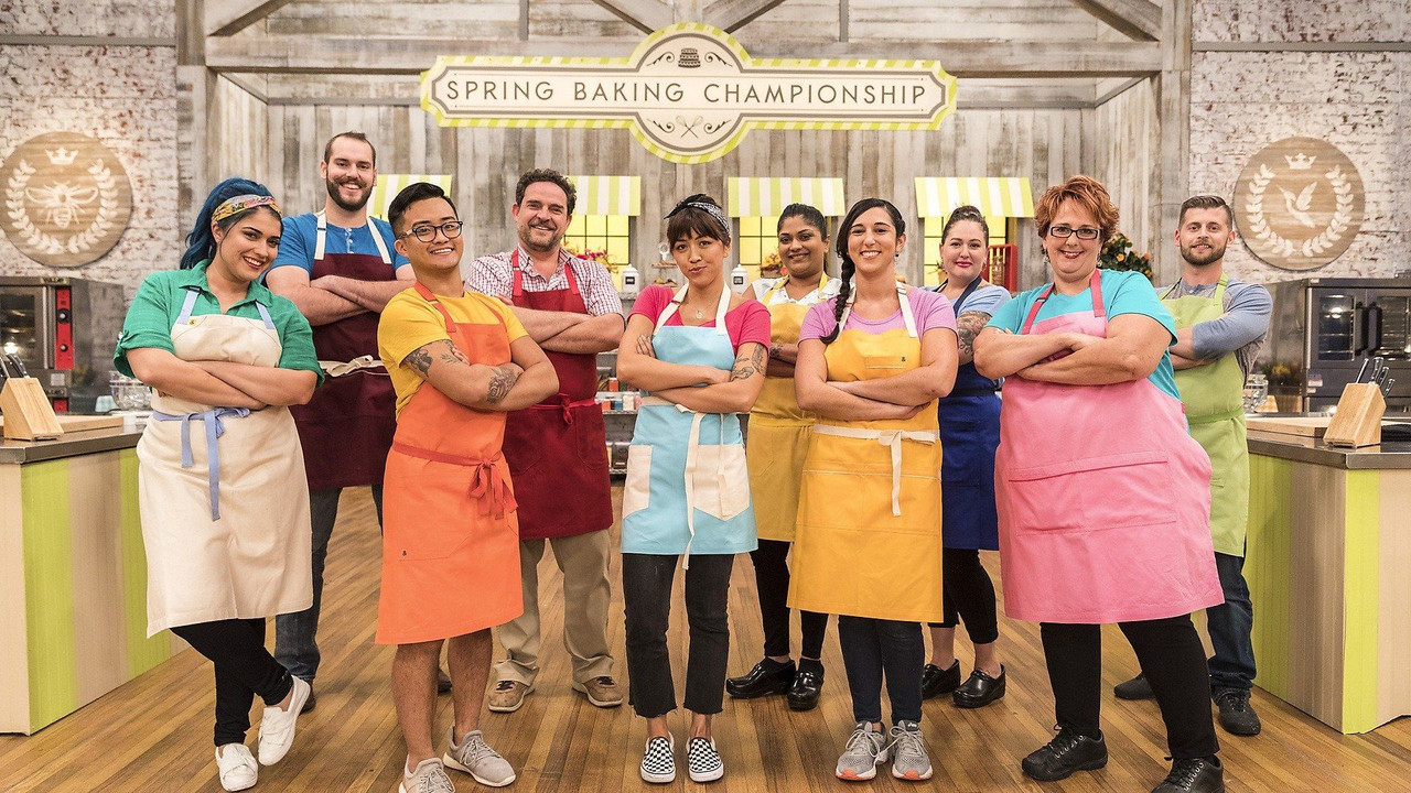 Spring Baking Championship:  Easter backdrop