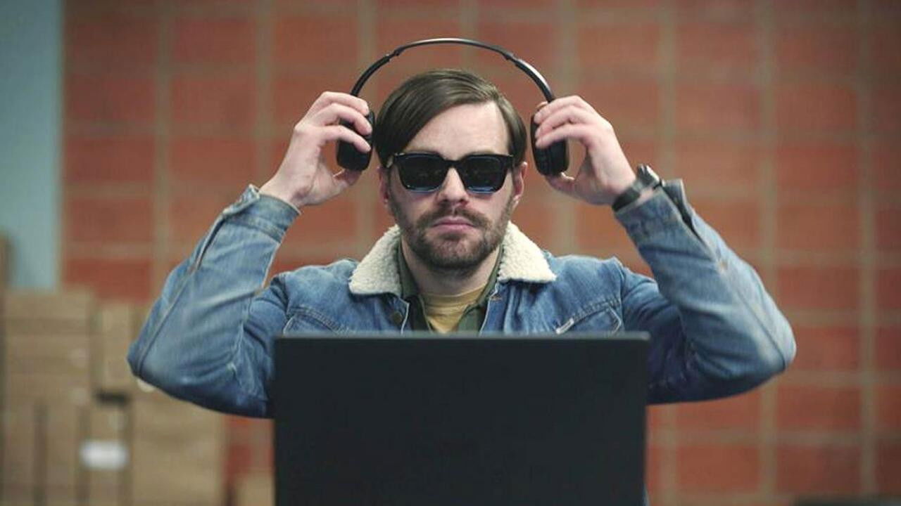 Blind Sherlock backdrop