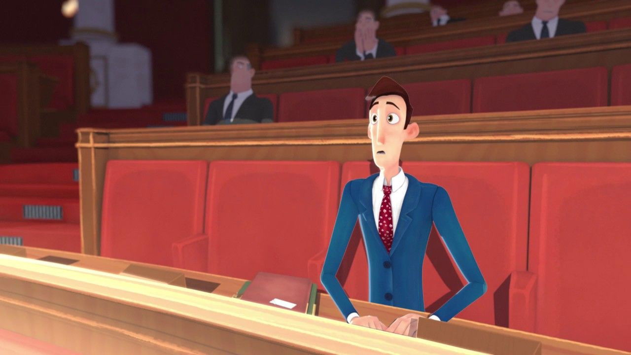 Politique-ment correct backdrop