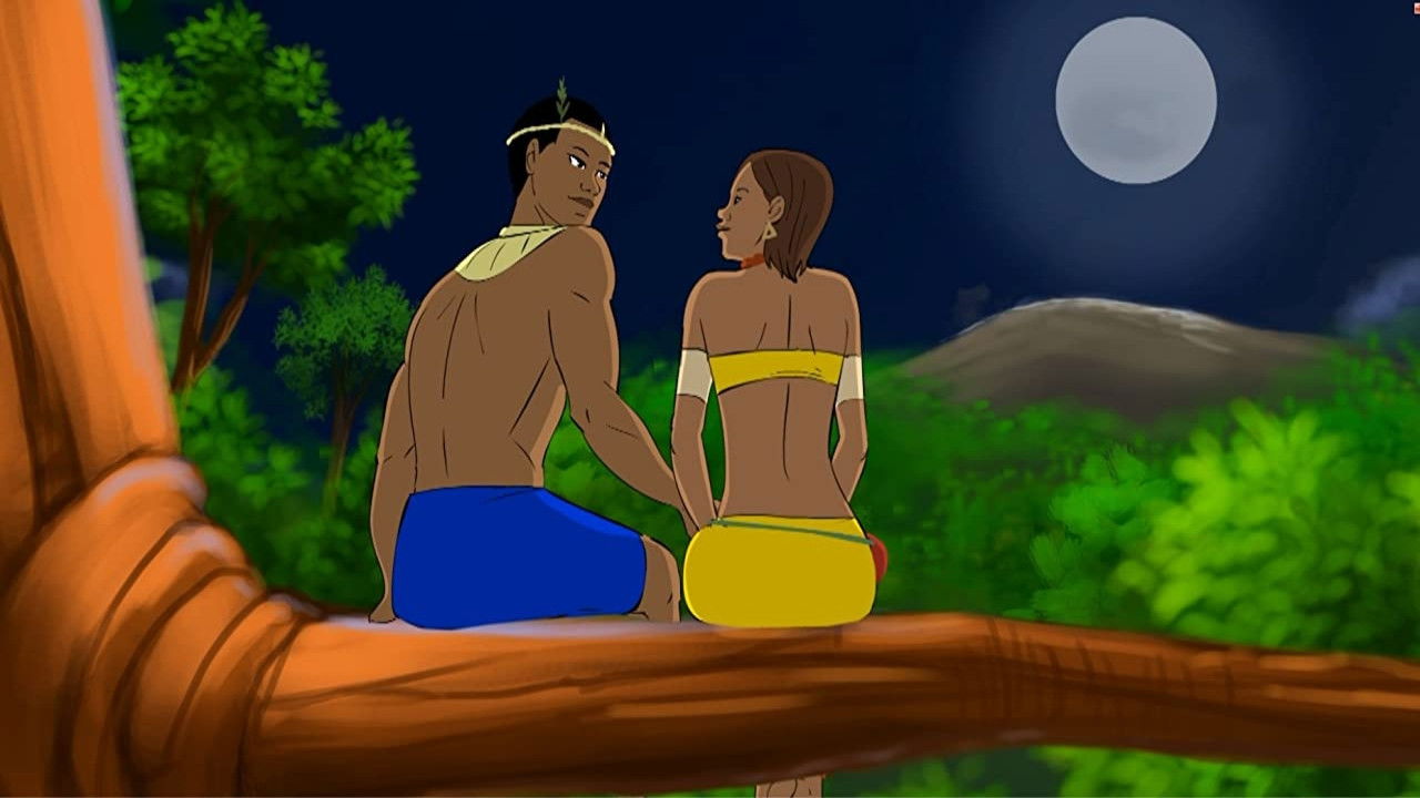 Minga and the Broken Spoon backdrop