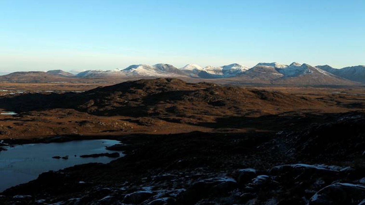 Tim Robinson: Connemara backdrop