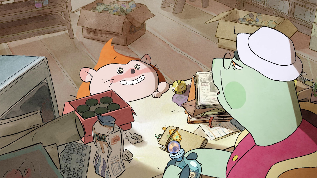 Memory Rental Store backdrop